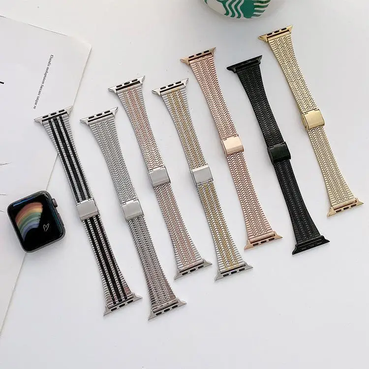 Ремешок для Apple Watch Band 44 мм 40 мм 41 мм 45 мм 42 мм 38 мм, металлический браслет для IWatch Series 3 5 4 SE 6 7
Ремешок для Apple Watch Band 44 мм 40 мм 41 мм 45 мм 42 мм 38 мм, металлический браслет для IWatch Series 3 5 4 SE 6 7