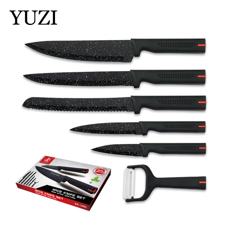 Stainless Steel Kitchen Knives Set Chef Knife Ceramic Peeler Breading Knife Slicing Paring Knives Cleaver Knife Utility Knife
Stainless Steel Kitchen Knives Set Chef Knife Ceramic Peeler Breading Knife Slicing Paring Knives Cleaver Knife Utility Knife