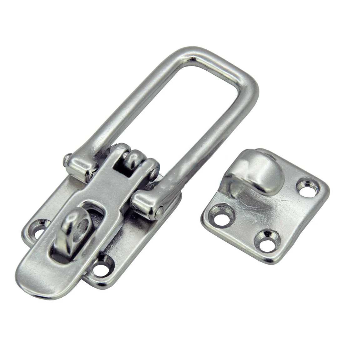 Universal Anti-Rattle Silver Stainless Steel Locker Latch Fastener Clamp for Marine Boat Yacht Door New
Universal Anti-Rattle Silver Stainless Steel Locker Latch Fastener Clamp for Marine Boat Yacht Door New