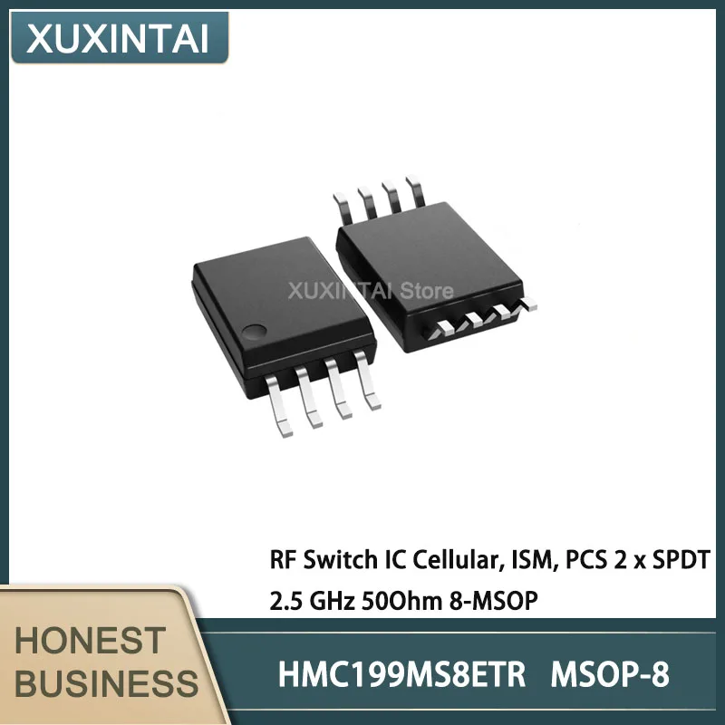 10Pcs/Lot HMC199MS8ETR HMC199 RF Switch IC Cellular, ISM, PCS 2 x SPDT 2.5 GHz 50Ohm 8-MSOP
10Pcs/Lot HMC199MS8ETR HMC199 RF Switch IC Cellular, ISM, PCS 2 x SPDT 2.5 GHz 50Ohm 8-MSOP
