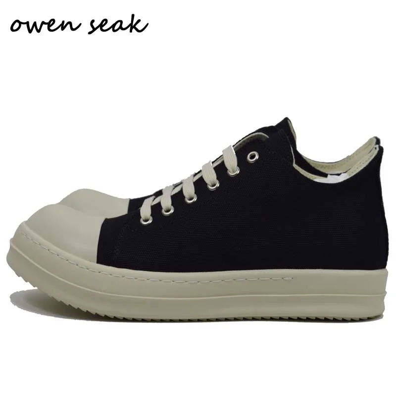Owen Seak Men Casual Canvas Shoes Luxury Trainers Adult Lace Up Sneakers Women Loafers Spring Autumn Flats Black Shoes Big Size
Owen Seak Men Casual Canvas Shoes Luxury Trainers Adult Lace Up Sneakers Women Loafers Spring Autumn Flats Black Shoes Big Size