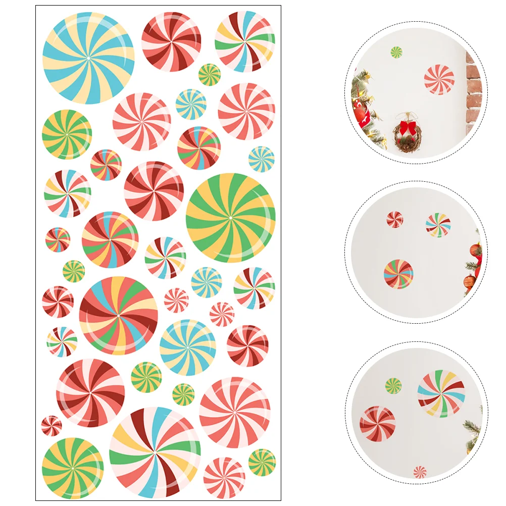 Christmas Stickers Peppermint Floor Decals Wall Candy Window Clings Holiday Theme Party Supplies
Christmas Stickers Peppermint Floor Decals Wall Candy Window Clings Holiday Theme Party Supplies