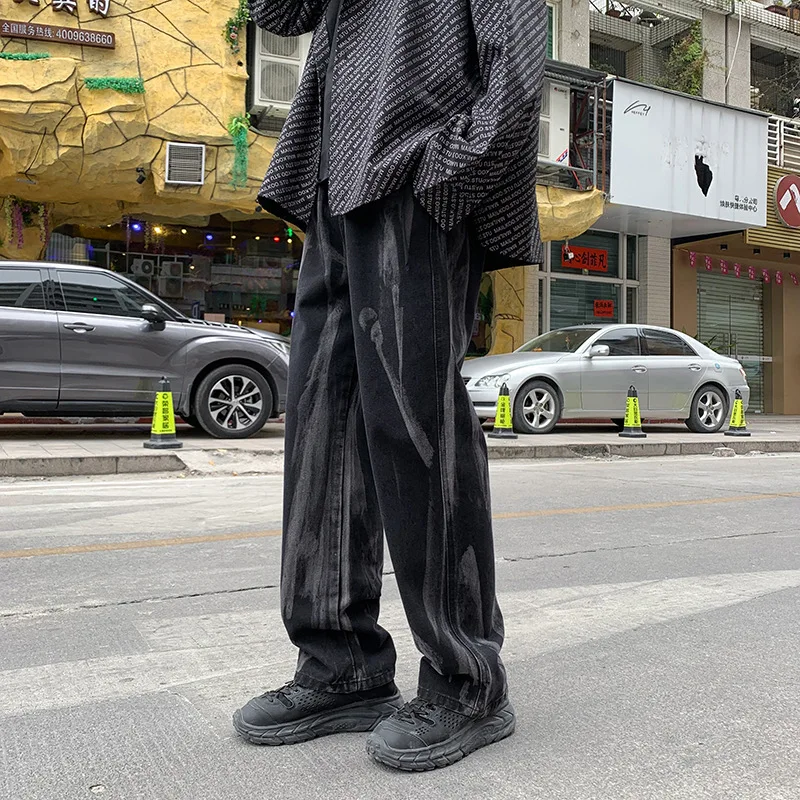 Джинсы мужские варенные в стиле ретро, свободные прямые широкие штаны в стиле хип-хоп, модная уличная одежда, весна
Джинсы мужские варенные в стиле ретро, свободные прямые широкие штаны в стиле хип-хоп, модная уличная одежда, весна