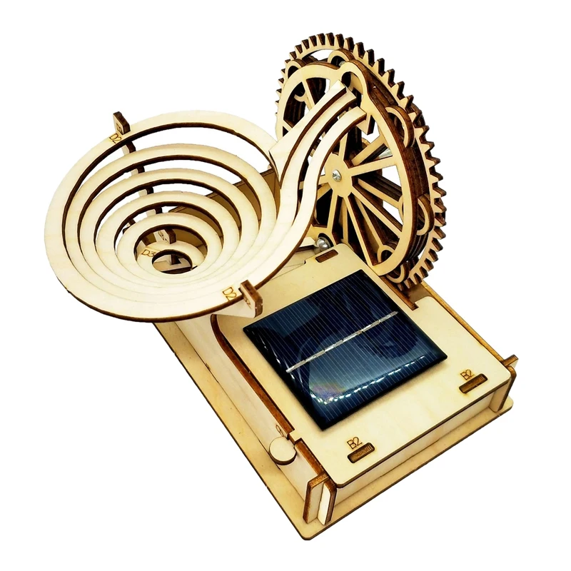 3D Wooden Marble Run Track Solar Powered DIY Puzzle Model Assembly Kit Mechanical Gear Building Engineering Toys
3D Wooden Marble Run Track Solar Powered DIY Puzzle Model Assembly Kit Mechanical Gear Building Engineering Toys