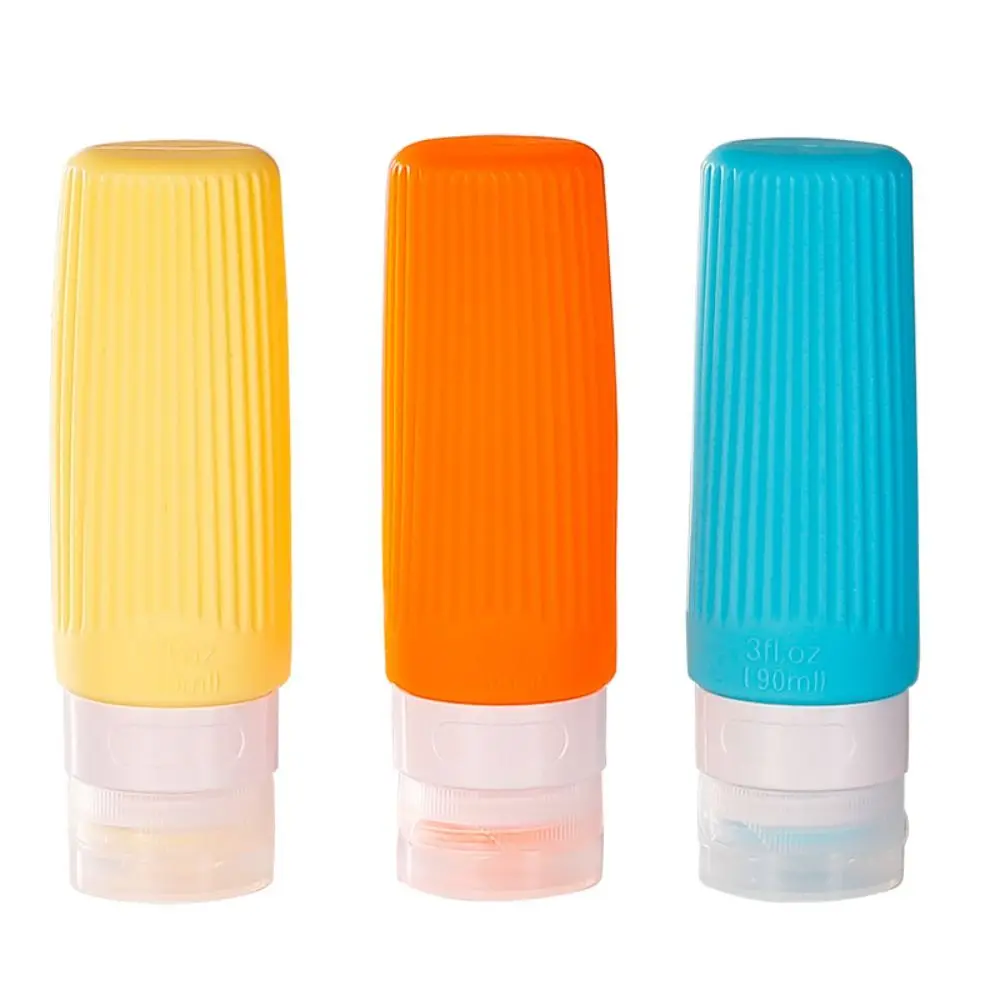 Silicone Refillable Bottles New Portable 90ml Empty Liquid Container Squeeze Container Travel Accessories
Silicone Refillable Bottles New Portable 90ml Empty Liquid Container Squeeze Container Travel Accessories