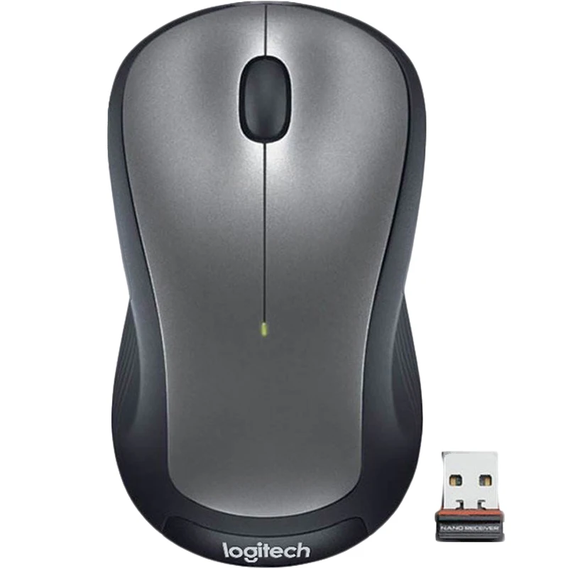 

Logitech M320 Беспроводная большая игровая мышь для компьютера ноутбука USB Бизнес Офис оптическая мышь нано-приемник 1000DPI