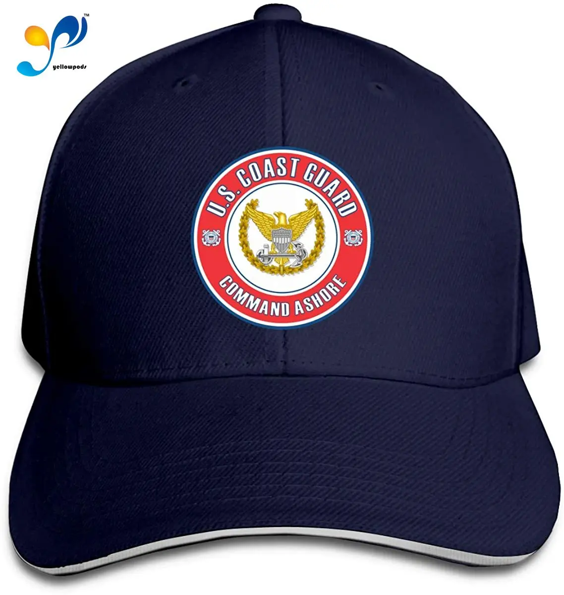 US Coast Guard Command Ashore Badge Men Cotton Classic Baseball Cap Adjustable Size
US Coast Guard Command Ashore Badge Men Cotton Classic Baseball Cap Adjustable Size