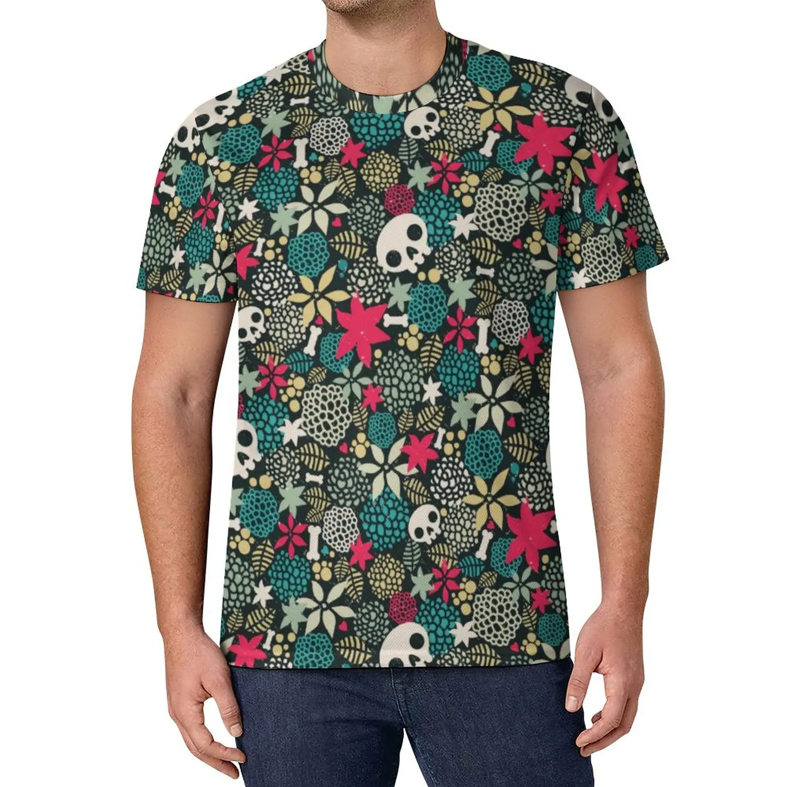 Sugar Skull T Shirt Cute Floral Print Trending T-Shirts Awesome Tee Shirt Summer Short-Sleeved Graphic Clothes
Sugar Skull T Shirt Cute Floral Print Trending T-Shirts Awesome Tee Shirt Summer Short-Sleeved Graphic Clothes