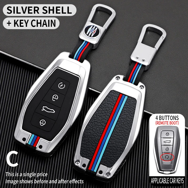 For Geely Coolray X6 Emgrand Global Hawk GX7 Car Remote Key Case Cover Luminous Key Metal Shell Car-Styling Keychain Accessories 
For Geely Coolray X6 Emgrand Global Hawk GX7 Car Remote Key Case Cover Luminous Key Metal Shell Car-Styling Keychain Accessories