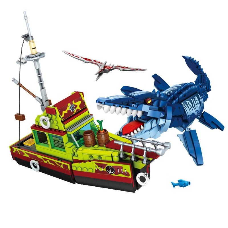 Ideas Cretive Dinosaur Ship Toys Building Block Diy Escape From Ocean Mosasaurus Assembly Bricks Educational Sets Children Gifts
Ideas Cretive Dinosaur Ship Toys Building Block Diy Escape From Ocean Mosasaurus Assembly Bricks Educational Sets Children Gifts