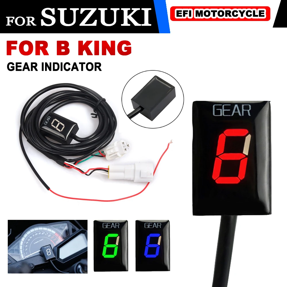 Motorcycle 1-6 Speed Gear Indicator For Suzuki B king 2008 2009 2010 2011 2012 Accessories Gear Display Meter
Motorcycle 1-6 Speed Gear Indicator For Suzuki B king 2008 2009 2010 2011 2012 Accessories Gear Display Meter