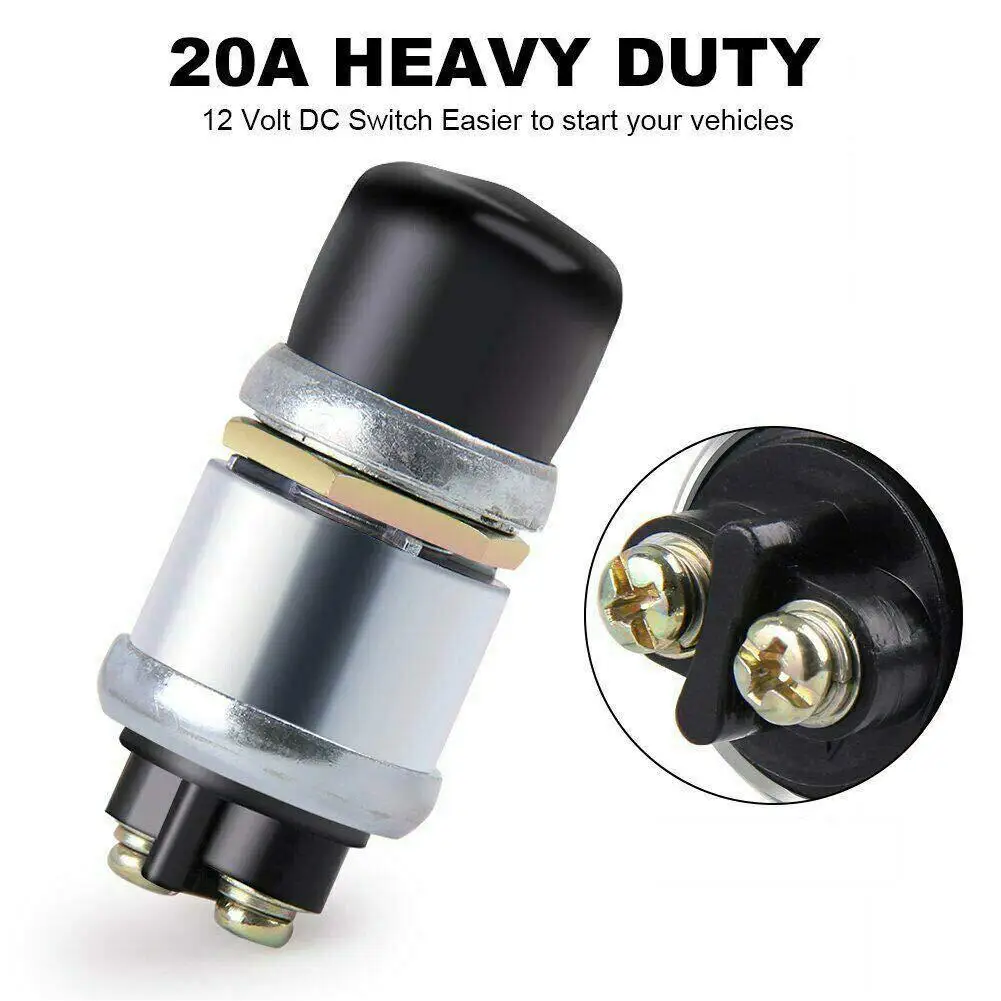 1pc Ignition Starter Switch 60A DC 12V 24V Truck Engine Start Waterproof Push Boat Starter Horn Replacement Button Car Switch
1pc Ignition Starter Switch 60A DC 12V 24V Truck Engine Start Waterproof Push Boat Starter Horn Replacement Button Car Switch