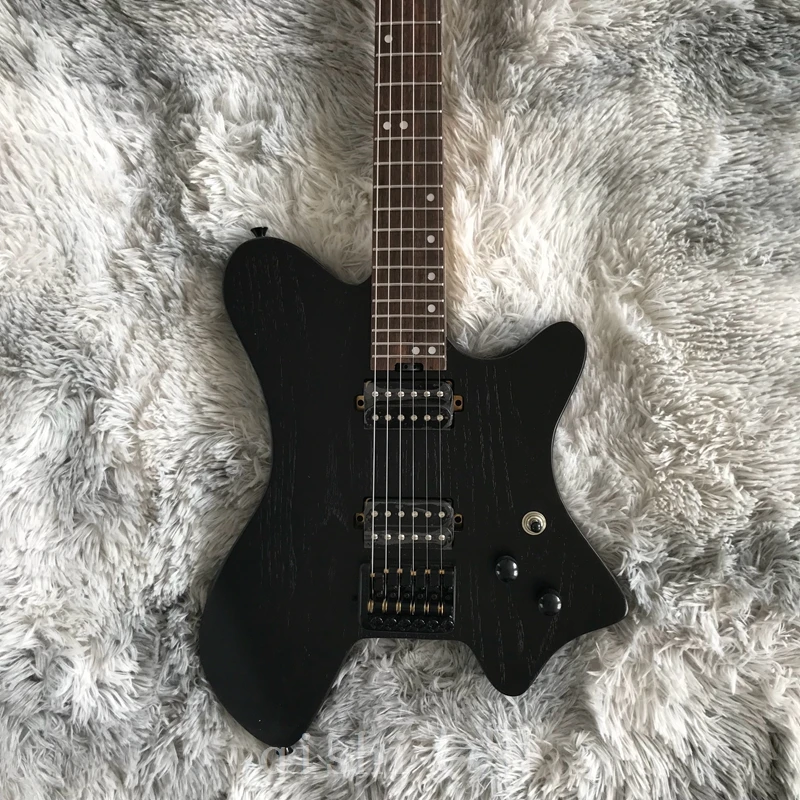 in stock!Headless electric guitar ash wood body maple wood neck 24 fret rose wood fingerboard black color
in stock!Headless electric guitar ash wood body maple wood neck 24 fret rose wood fingerboard black color