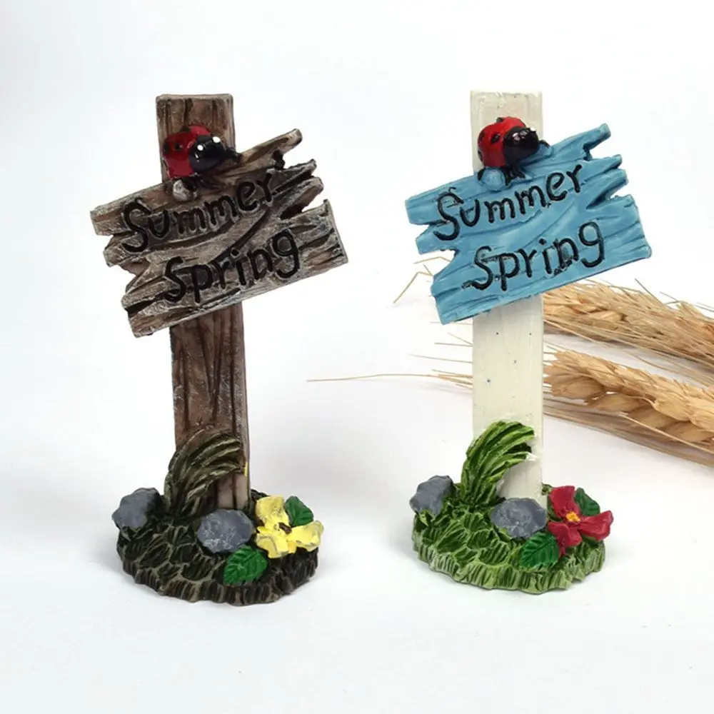 Mini Road Sign Resin Craft Welcome Stake Figurine Simulation Stone Signpost Micro Landscape Fairy Garden Doll House Ornament
Mini Road Sign Resin Craft Welcome Stake Figurine Simulation Stone Signpost Micro Landscape Fairy Garden Doll House Ornament