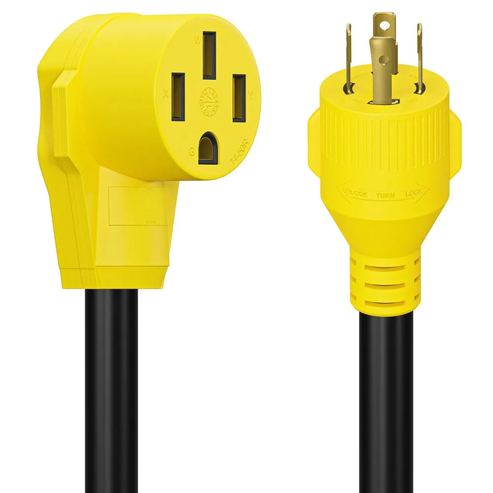 Copper Power Adapter Power To Your RV 0.3m 1PCS 30AMP 3750W Adapter Do Not Exceed Rated Power Male 4-Prong Plug To 50 AMP Female
Copper Power Adapter Power To Your RV 0.3m 1PCS 30AMP 3750W Adapter Do Not Exceed Rated Power Male 4-Prong Plug To 50 AMP Female