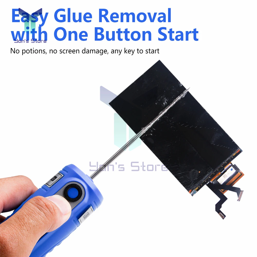 LED Digital Display Electric Glue Remover Glue Adhesive Removing Tool Mobile Phone Repair Tools 6 Gears Adjustable Type-C Charge
LED Digital Display Electric Glue Remover Glue Adhesive Removing Tool Mobile Phone Repair Tools 6 Gears Adjustable Type-C Charge