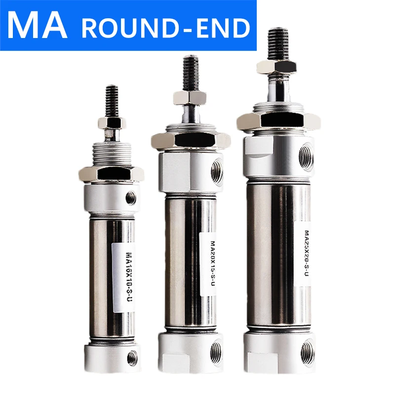 MA16/20/25-25X50*75X100 * 125X150X200S-U Круглый Мини пневматический цилиндр двойного действия из нержавеющей стали
MA16/20/25-25X50*75X100 * 125X150X200S-U Круглый Мини пневматический цилиндр двойного действия из нержавеющей стали