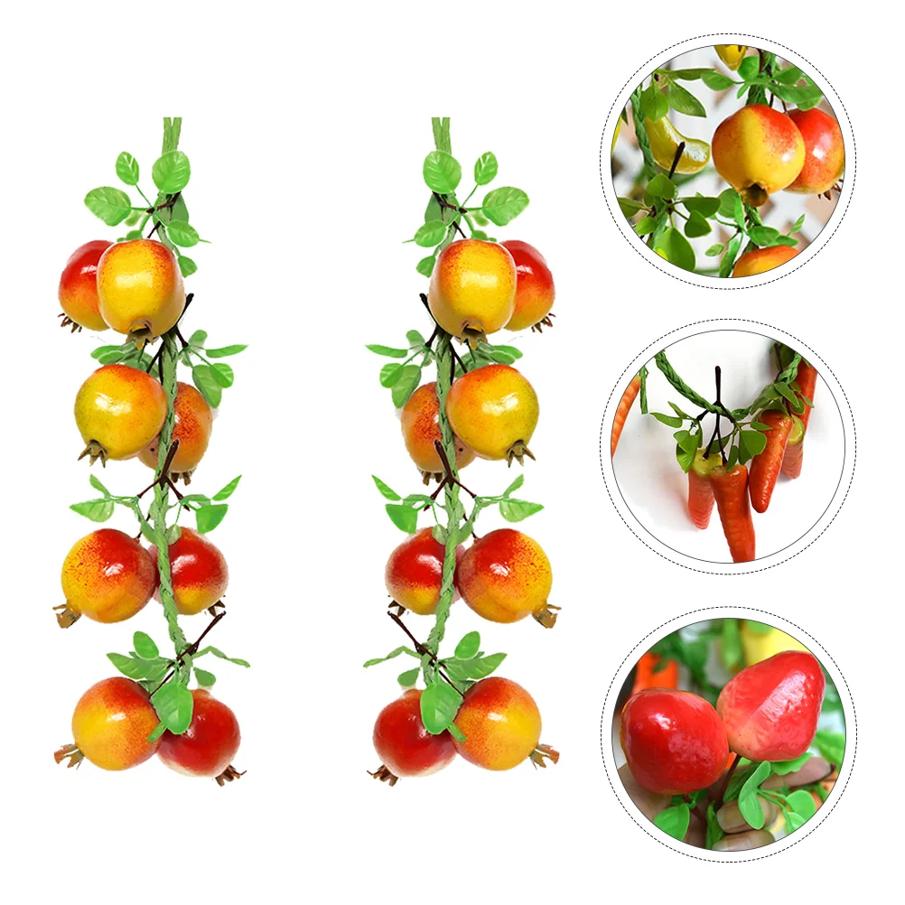 Fruit Lifelikemodel Party Pomegranate Fruitsvine Decor Decoration String Pendant Toy Learning Prop Simulation Artificial
Fruit Lifelikemodel Party Pomegranate Fruitsvine Decor Decoration String Pendant Toy Learning Prop Simulation Artificial