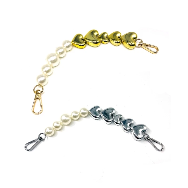 Cute Bead Chain Pearl Bag Strap DIY Lady Purse Clutch Bag Accessories Replacement Handle Handbag Chain 26cm Short Handle
Cute Bead Chain Pearl Bag Strap DIY Lady Purse Clutch Bag Accessories Replacement Handle Handbag Chain 26cm Short Handle