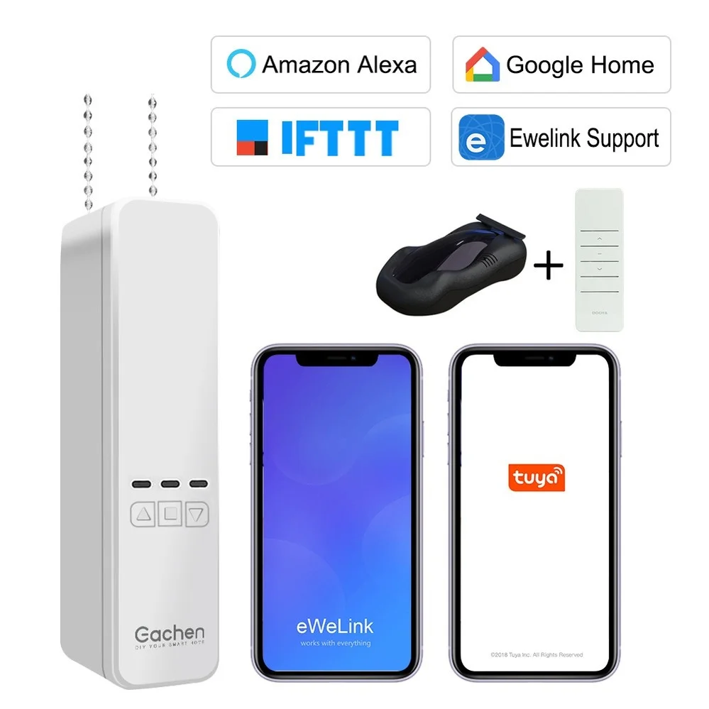 Eachen Graffiti/WiFi Smart Wireless Remote Control Louver Curtain Motor Sunshade Drawstring Motor
Eachen Graffiti/WiFi Smart Wireless Remote Control Louver Curtain Motor Sunshade Drawstring Motor