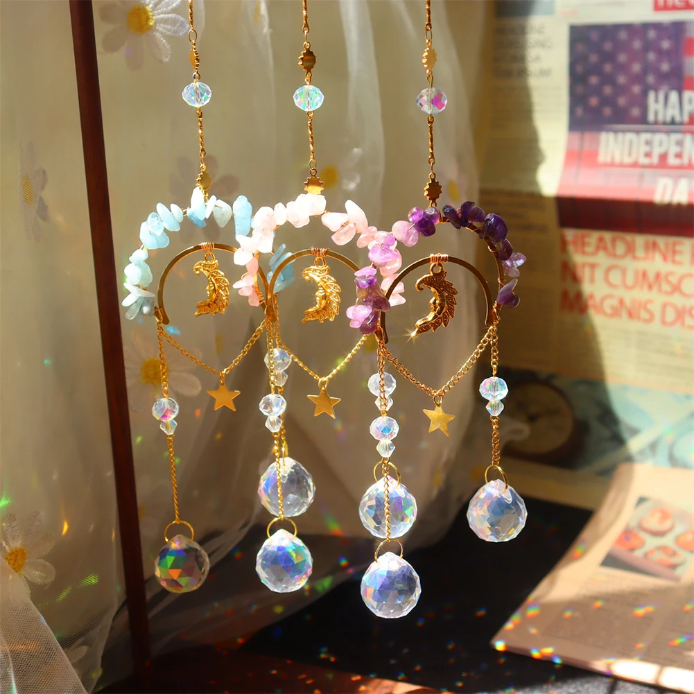 Home Decor Crystal Wind Chime Prism Sun Catchers Windbell Handmade Hanging Ornament Nordic Room Decoration Dream Catcher
Home Decor Crystal Wind Chime Prism Sun Catchers Windbell Handmade Hanging Ornament Nordic Room Decoration Dream Catcher