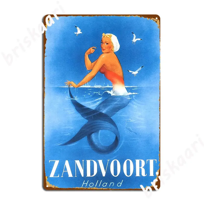 Zandvoort Holland Mermaid Travel Poster Poster Metal Plaque Living Room Club Party Retro Wall Decor Tin Sign Posters
Zandvoort Holland Mermaid Travel Poster Poster Metal Plaque Living Room Club Party Retro Wall Decor Tin Sign Posters