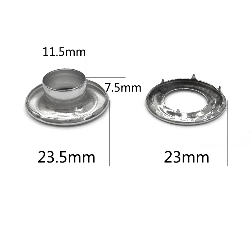 11.5mm Stainless steel Canvas Buttonholes Button installation Tool Metal Hollow Rivets Hole Eyelest Hand Pressing machine molds - купить по