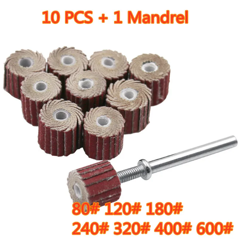 10pcs+1 Sanding Flap Disc Grinding Flap Wheels Brush Sand For Dremel Accessories For Abrasive Grinder Rotary For Dremel Tools
10pcs+1 Sanding Flap Disc Grinding Flap Wheels Brush Sand For Dremel Accessories For Abrasive Grinder Rotary For Dremel Tools