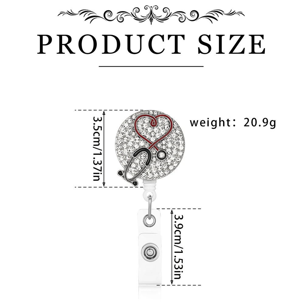 Hanreshe держатель для бейджа со стетоскопом B5-BH033
Hanreshe держатель для бейджа со стетоскопом B5-BH033