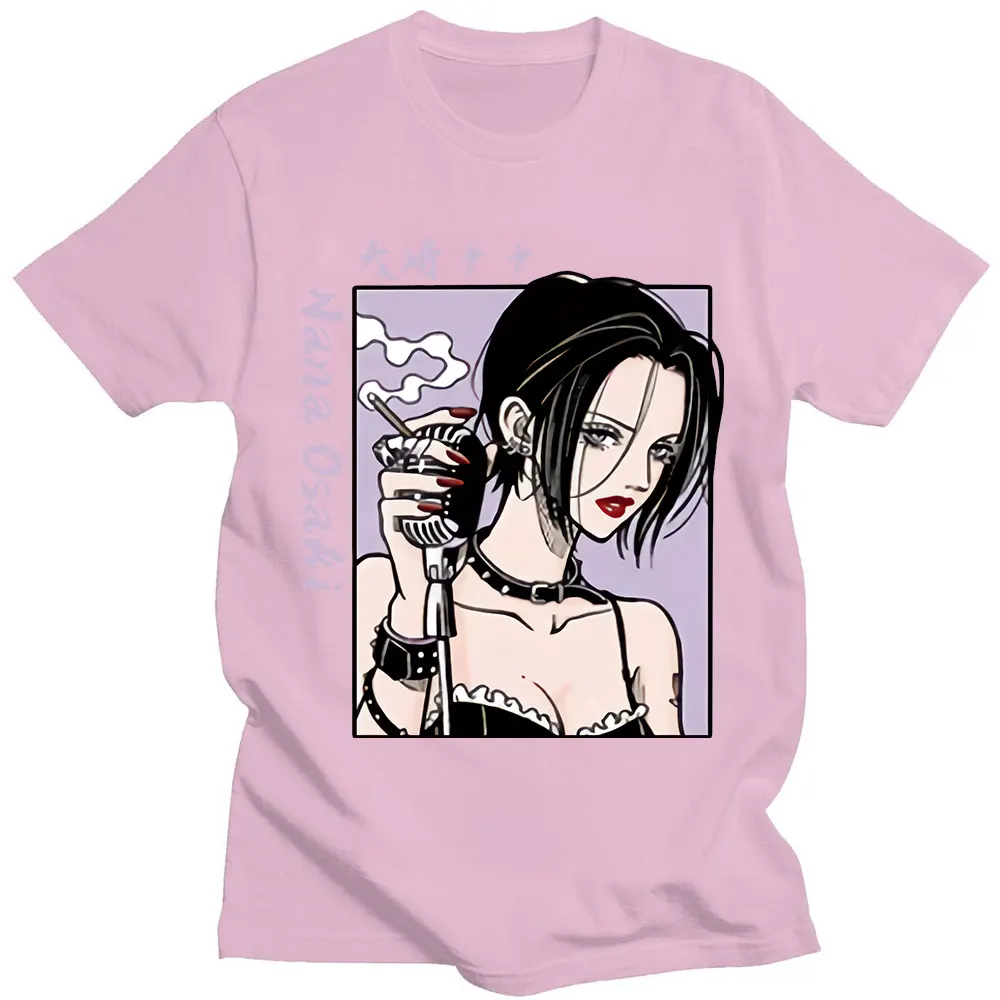 Japanese Anime Nana Osaki Print T-shirts Unisex Summer Hip Hop Short Sleeve T-shirt Men Women Casual Cosplay Fashion Tee Shirt
Japanese Anime Nana Osaki Print T-shirts Unisex Summer Hip Hop Short Sleeve T-shirt Men Women Casual Cosplay Fashion Tee Shirt