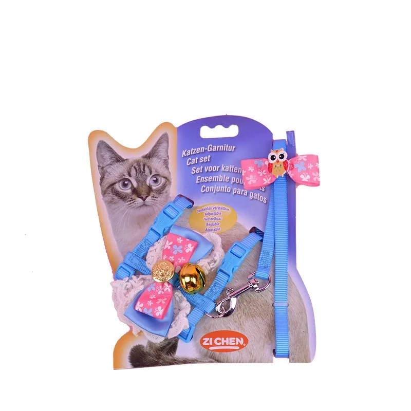 Adjustable Nylon Pet I-Shaped Collar Harness Leash For Cats Dog Bowknot Lace Vest Chest With Bell Lead Walking Spitz Accessories
Adjustable Nylon Pet I-Shaped Collar Harness Leash For Cats Dog Bowknot Lace Vest Chest With Bell Lead Walking Spitz Accessories