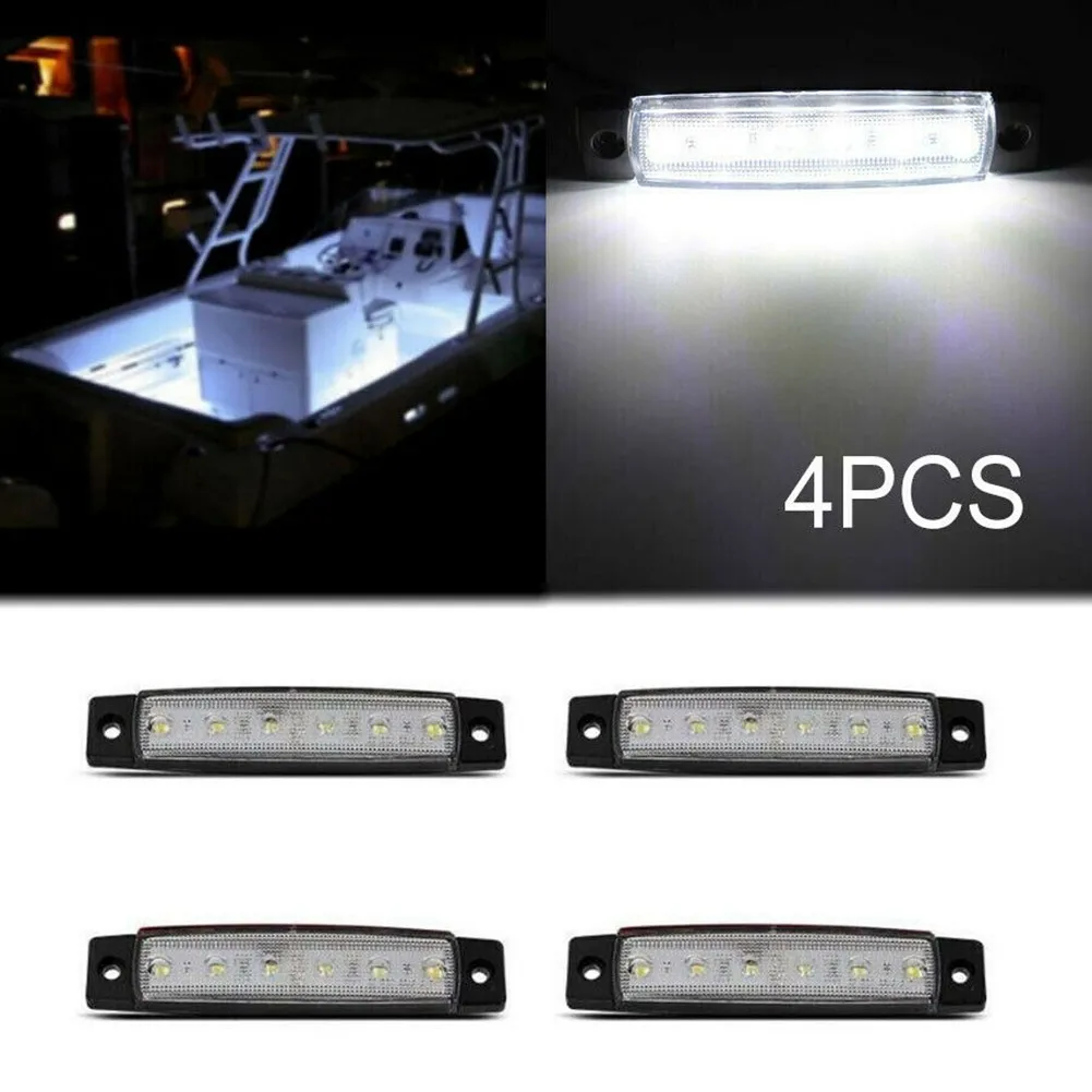 4Pcs High Quality Marine Grade 12-24V Large Waterproof Cool White 6000K LED Courtesy Lights Truck ATV Boat Tractor Accessories
4Pcs High Quality Marine Grade 12-24V Large Waterproof Cool White 6000K LED Courtesy Lights Truck ATV Boat Tractor Accessories