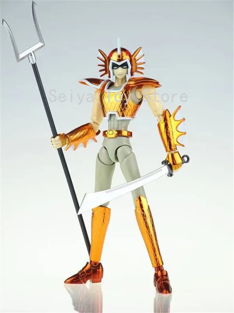 Saint Seiya Myth Cloth EX Poseidon Marina Soldier Guard 2nd Edition PVC Model Action Figure blue yellow color with arms In-Stock
Saint Seiya Myth Cloth EX Poseidon Marina Soldier Guard 2nd Edition PVC Model Action Figure blue yellow color with arms In-Stock