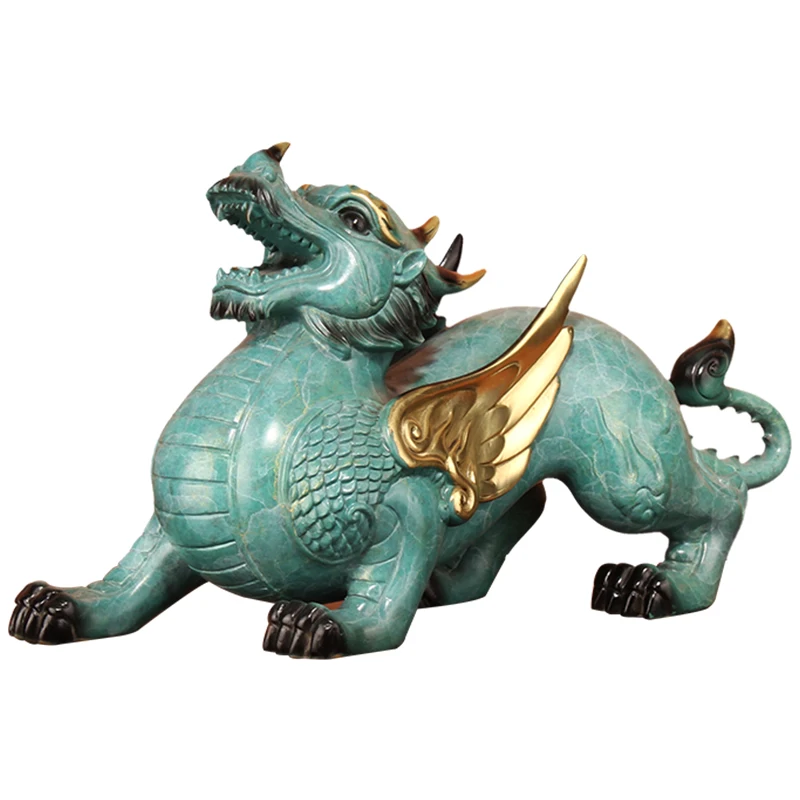 Golden Wing Zhentian Copper Pi Xiu Decoration Pure Copper Picchu Living Room Office Desktop Chinese Decoration Carving Crafts
Golden Wing Zhentian Copper Pi Xiu Decoration Pure Copper Picchu Living Room Office Desktop Chinese Decoration Carving Crafts