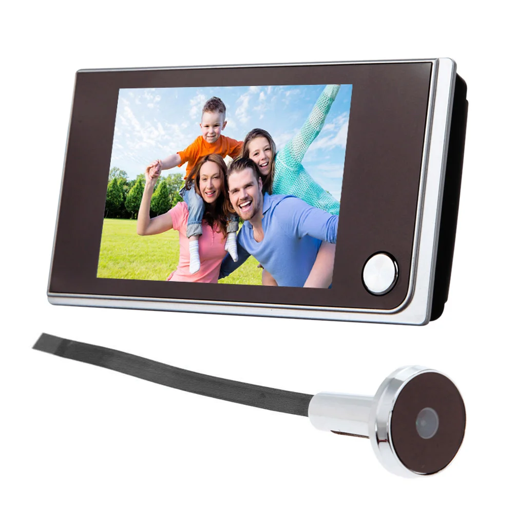 3.5 inch LCD Color Screen Digital Doorbell 120 Degree Door Eye Doorbell Electronic Peephole Door Camera Viewer Outdoor Door Bell
3.5 inch LCD Color Screen Digital Doorbell 120 Degree Door Eye Doorbell Electronic Peephole Door Camera Viewer Outdoor Door Bell