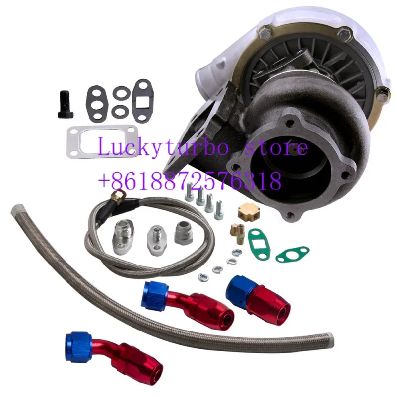 Universal turbo Water+Oil GT30 GT3037 GT3076R Turbocharger 500HP +Oil Drain Return FEED Line Flange A/R .6 Turbine A/R .82
Universal turbo Water+Oil GT30 GT3037 GT3076R Turbocharger 500HP +Oil Drain Return FEED Line Flange A/R .6 Turbine A/R .82
