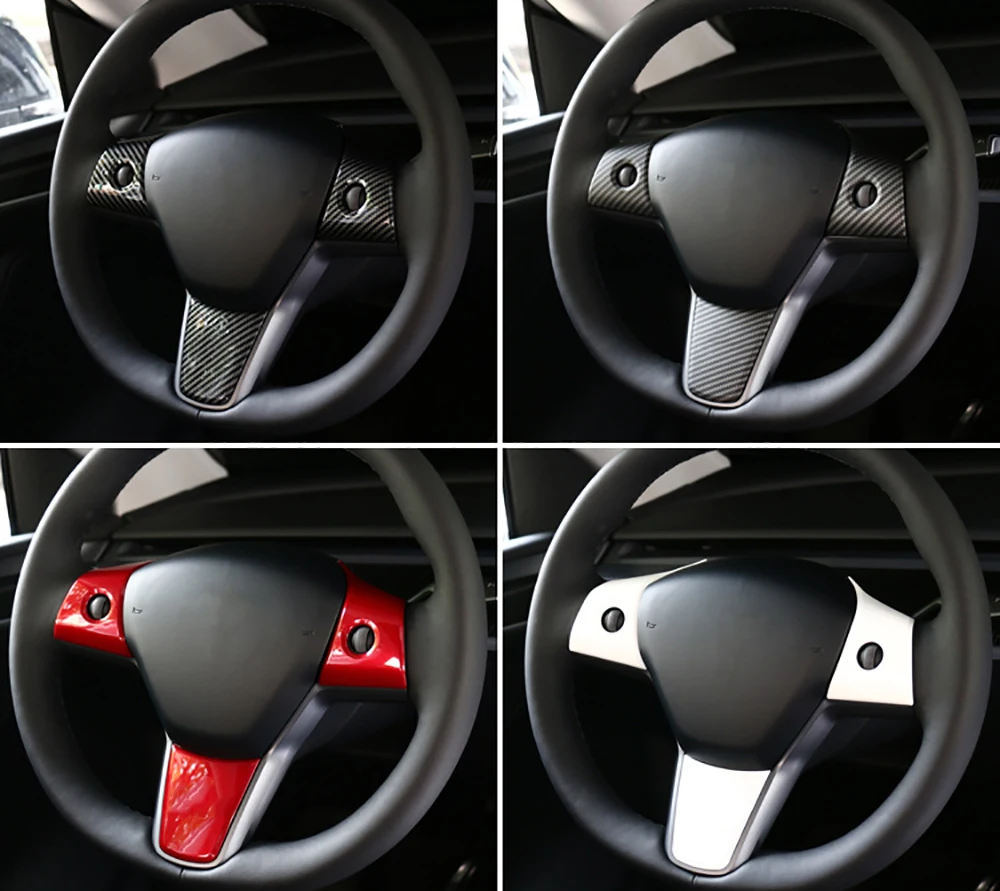 Carbon Fiber For Tesla Model 3 Model Y 2021 Car Steering Wheel Trim Sticker Cover Frame Interior Modification Styling Accessorie
Carbon Fiber For Tesla Model 3 Model Y 2021 Car Steering Wheel Trim Sticker Cover Frame Interior Modification Styling Accessorie