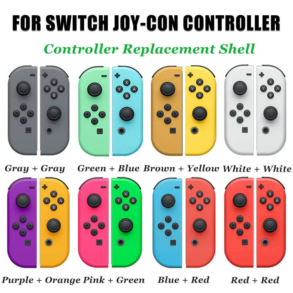 Replacement Housing Shell Case with SL SR & Full Buttons for Nintendo Switch Joy-Con Controller DIY Skin - Multi Color Optional
Replacement Housing Shell Case with SL SR & Full Buttons for Nintendo Switch Joy-Con Controller DIY Skin - Multi Color Optional