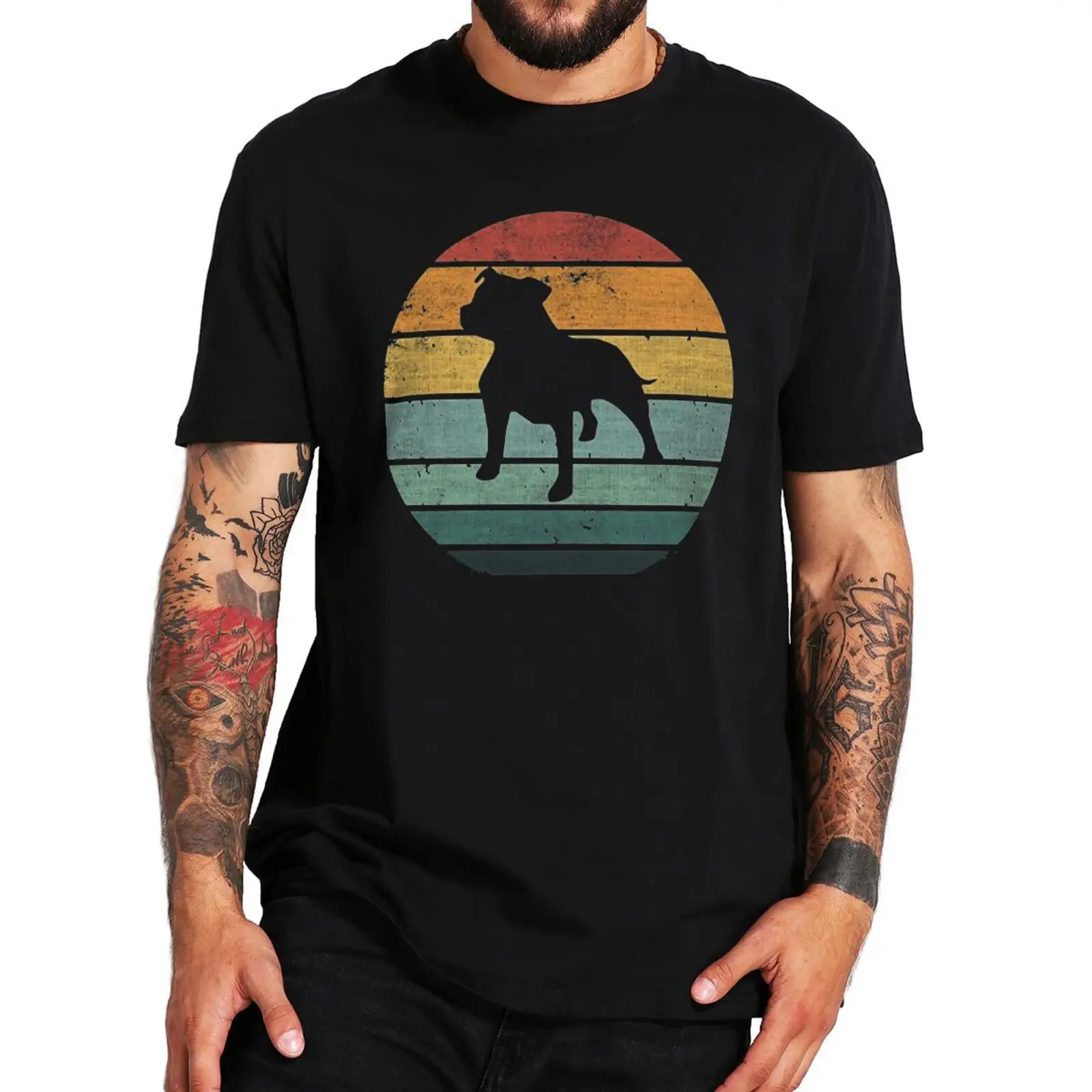 Staffordshire Bull Terrier Dog T Shirt Vintage Funny Oversized Men's T-Shirt For Women Men 100% Cotton EU Size Tee Tops
Staffordshire Bull Terrier Dog T Shirt Vintage Funny Oversized Men's T-Shirt For Women Men 100% Cotton EU Size Tee Tops