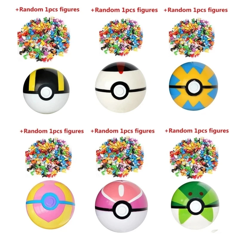 Pokemon Pokeballs Ball Pet Elf Ball With 2.5-3cm Figures Toys Random Pikachu Action Anime Figure Furnishings Children Gift
Pokemon Pokeballs Ball Pet Elf Ball With 2.5-3cm Figures Toys Random Pikachu Action Anime Figure Furnishings Children Gift