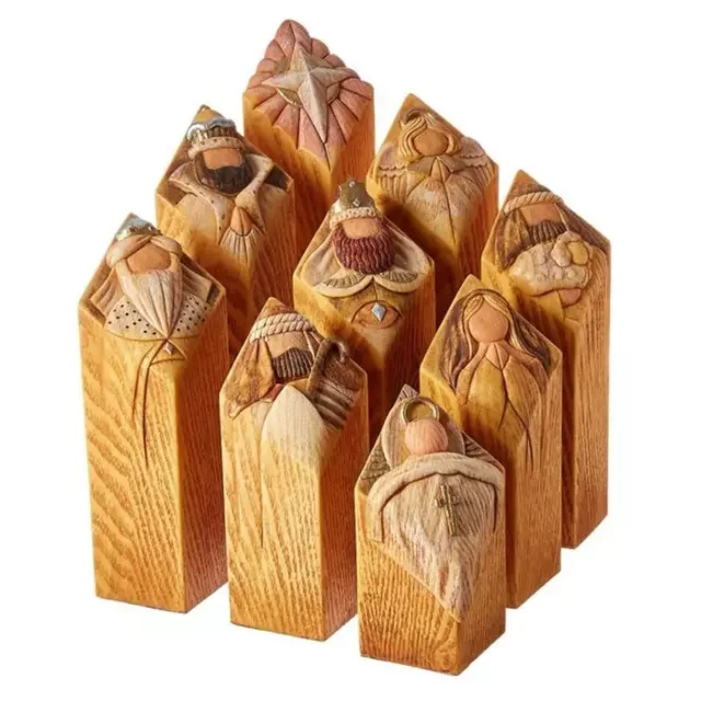 2022 9pcs Heaven Nativity Tree Pillar Statue Set Craft Statues Tree Pillar Decoration Restaurant Ornament Christmas Desk Home Of
2022 9pcs Heaven Nativity Tree Pillar Statue Set Craft Statues Tree Pillar Decoration Restaurant Ornament Christmas Desk Home Of