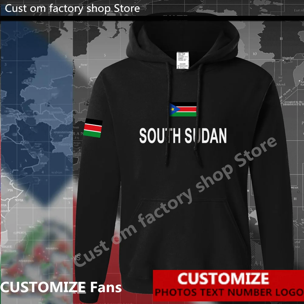 South Sudan Flag Hoodie Free Custom Jersey Fans DIY Name Number LOGO Hoodies Men Women Fashion Loose Casual Sweatshirt
South Sudan Flag Hoodie Free Custom Jersey Fans DIY Name Number LOGO Hoodies Men Women Fashion Loose Casual Sweatshirt