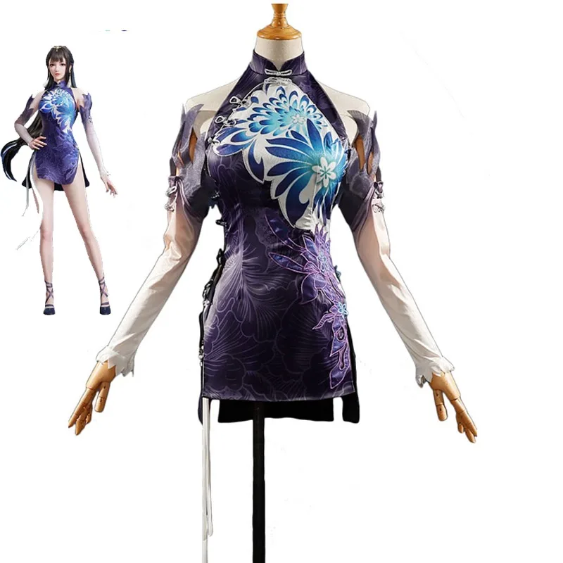 Костюм для косплея из игры «Naraka Bladepoint Ying Ziping», китайское платье чонсам, костюм для Хэллоуина, униформа аниме, одежда в старинном стиле
Костюм для косплея из игры «Naraka Bladepoint Ying Ziping», китайское платье чонсам, костюм для Хэллоуина, униформа аниме, одежда в старинном стиле