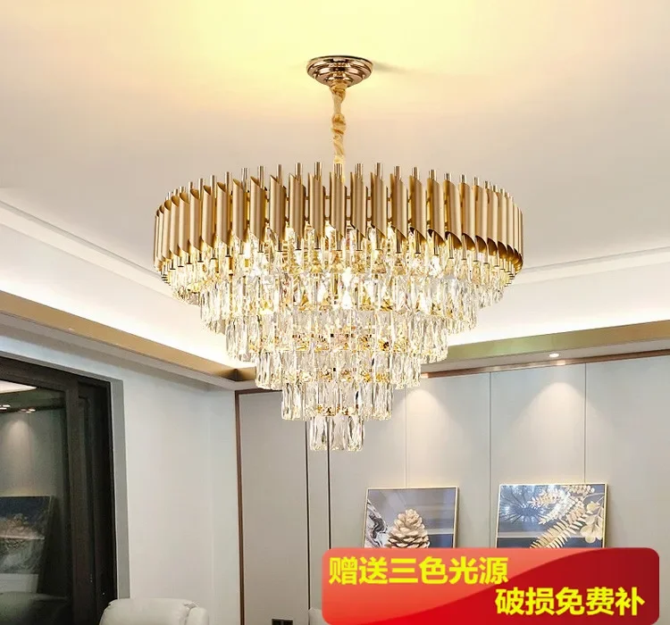 Luxury Crystal Chandelier In Dining Room European Style Villa Restaurant Bedroom Lamps Simple Living Room Pendant Lights
Luxury Crystal Chandelier In Dining Room European Style Villa Restaurant Bedroom Lamps Simple Living Room Pendant Lights