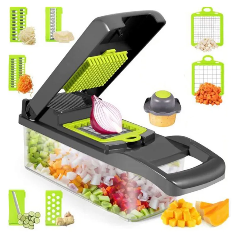 Multifunctional Fruit Vegetable Cutter Slicer Grater Shredders Plastic Drain Basket Slicers 8 In 1 Gadget Kitchen Accessories
Multifunctional Fruit Vegetable Cutter Slicer Grater Shredders Plastic Drain Basket Slicers 8 In 1 Gadget Kitchen Accessories