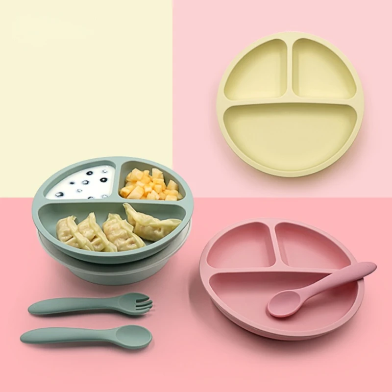 Baby Silicone Dining Suction Plate Toddle Training Tableware Children's Dishes Baby Smile Face Plate Tableware Kids Retro Dishes 
Baby Silicone Dining Suction Plate Toddle Training Tableware Children's Dishes Baby Smile Face Plate Tableware Kids Retro Dishes