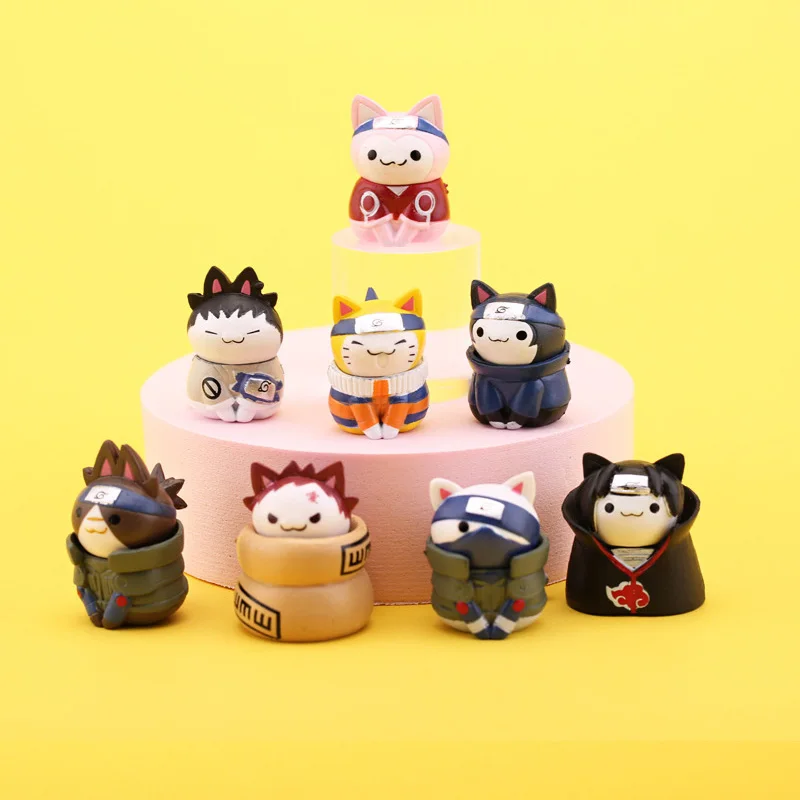 8PCS/set Kawaii Anime Naruto Figures Q Version Uzumaki NARUTO Gaara Kakashi Uchiha Sasuke Action Figure Toys Cartoon Kids Gifts
8PCS/set Kawaii Anime Naruto Figures Q Version Uzumaki NARUTO Gaara Kakashi Uchiha Sasuke Action Figure Toys Cartoon Kids Gifts