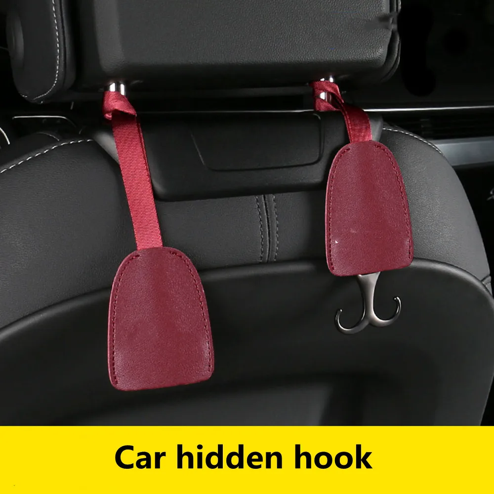 

Portable Multifunction Car Seat Headrest Hook Multi-Function For Seat Back Hanger Bag Hook Hidden With Car Hook High Affinity