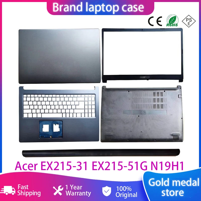 NEW Laptop Case LCD Back Cover/Front Bezel/Hinges Cover/Palmrest/Bottom Case for Acer EX215-31 EX215-51G N19H1 Computer Case
NEW Laptop Case LCD Back Cover/Front Bezel/Hinges Cover/Palmrest/Bottom Case for Acer EX215-31 EX215-51G N19H1 Computer Case