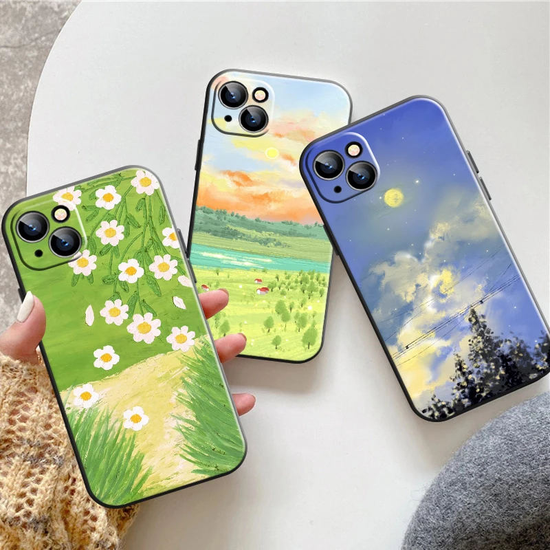 Oil Painting Advanced Phone Cases For iPhone 13 11 Pro 12 Mini MAX X XR XS 8 7 Plus 6 6s SE 2020 Funda Carcasa Liquid Silicon
Oil Painting Advanced Phone Cases For iPhone 13 11 Pro 12 Mini MAX X XR XS 8 7 Plus 6 6s SE 2020 Funda Carcasa Liquid Silicon